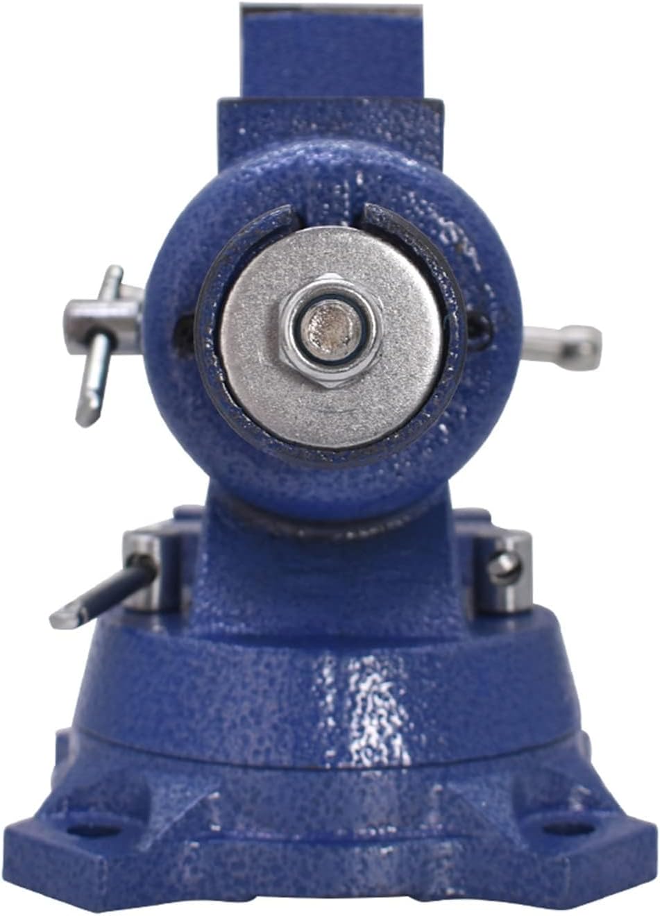 4-Inch Multi Purpose Heavy Vise with Double Swivel Rotating, Vise with Anvil Stand for Clamping Fixing Equipment Home or Industrial Use