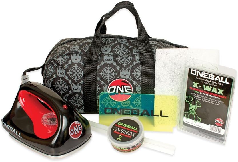 OneBall Jay Ski/Snowboard Tune Kit With Waxing Iron and Wax