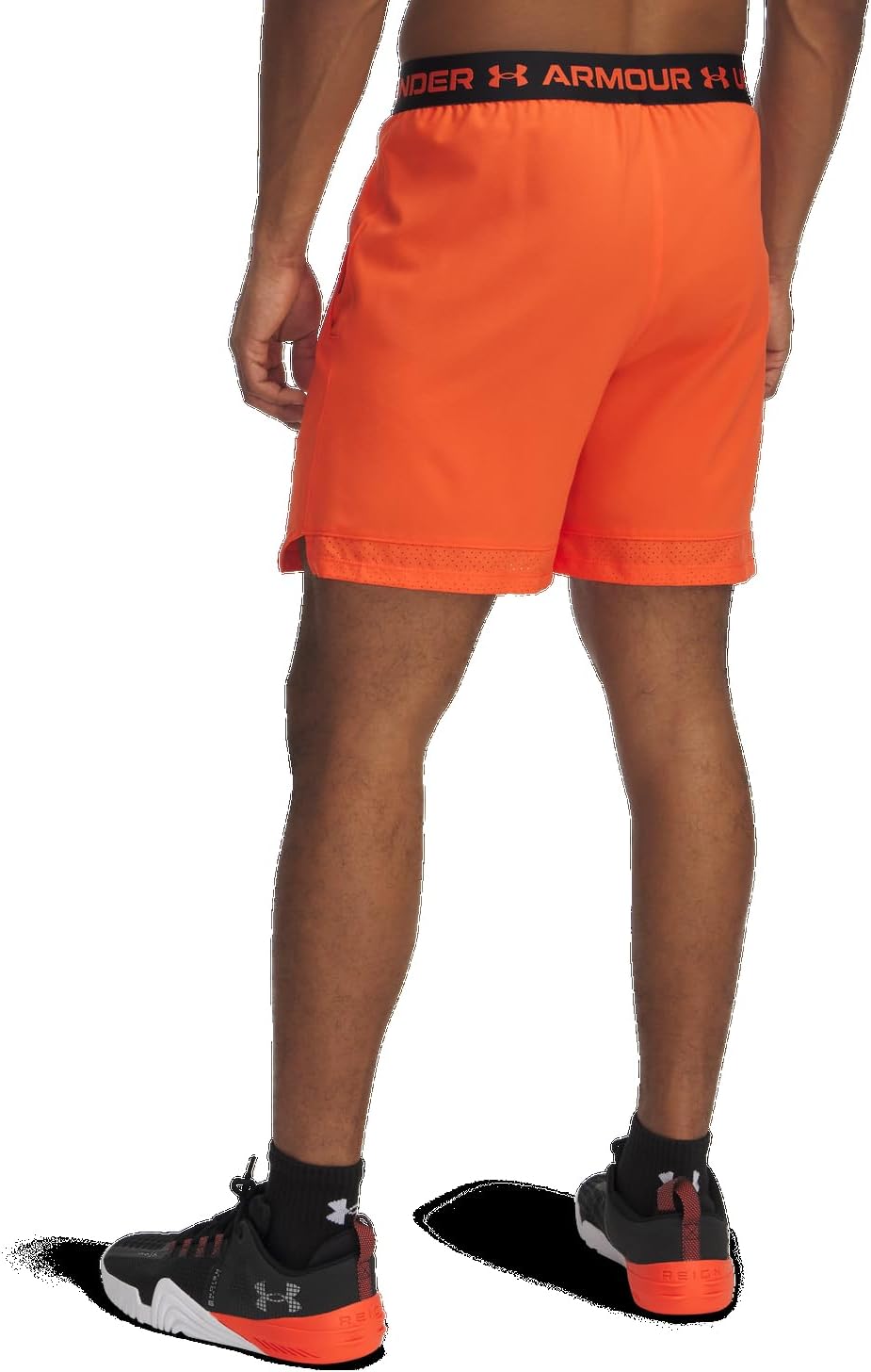 Under armour Vanish Woven 6" Shorts - Men's (1373718-847, Fire/Black) - Image 2