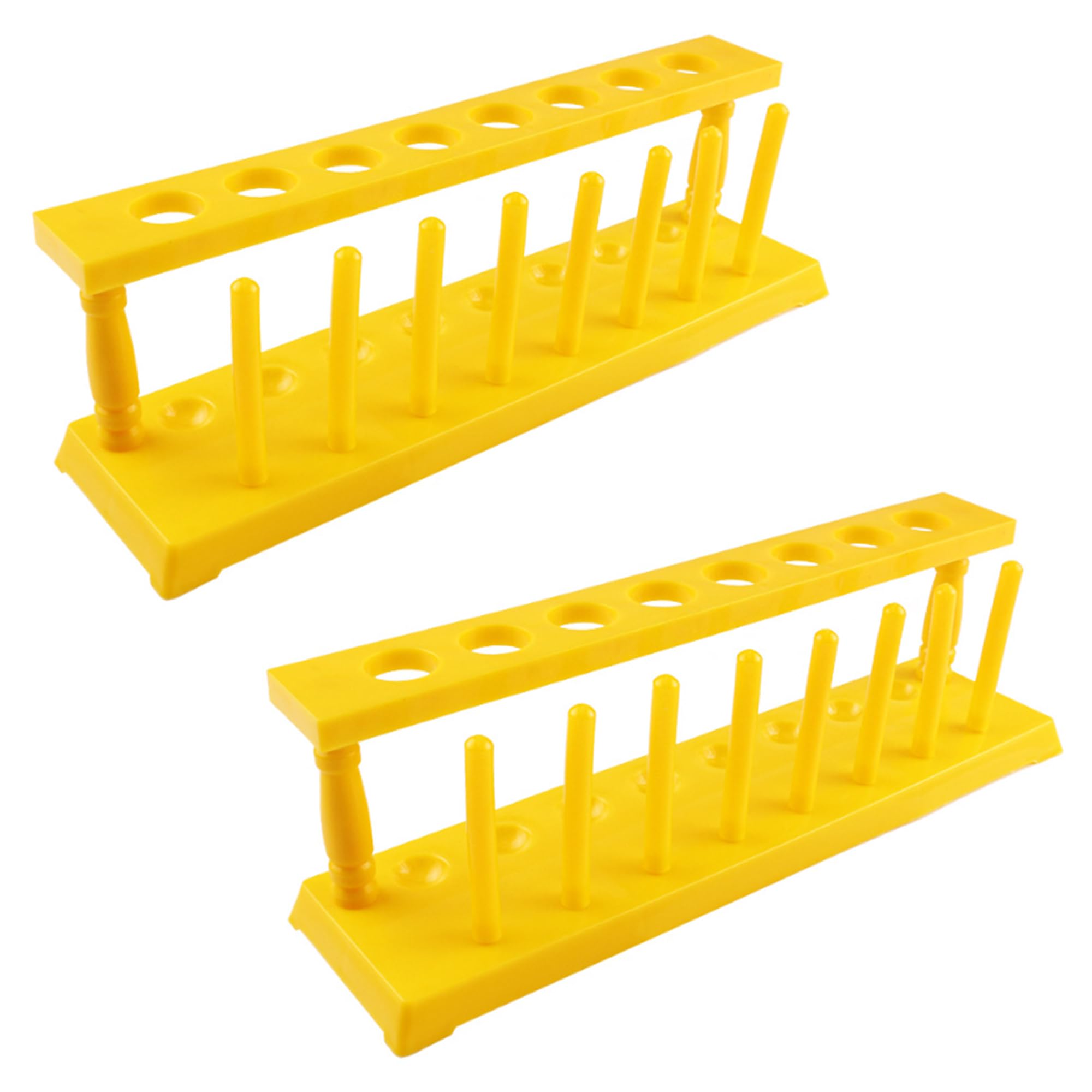 Supporto Provette Da Laboratorio - 8 Fori, Plastica Durevole, Per Esperimenti - Foto 2