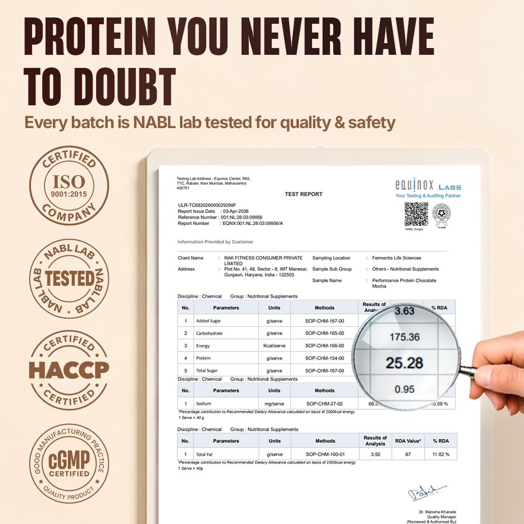 BeastLife Performance Yeast Protein Powder | 25g Protein | Chocolate Mocha Flavour|NABL Lab Certified | High Absorption for Muscle Growth |Smooth & Light, Easy to Digest with Ultrasorb Tech|5.64g BCAA | Best For Gut | Beta Glucan | Improves Immune Function | 1 Kg — Amazon image 6