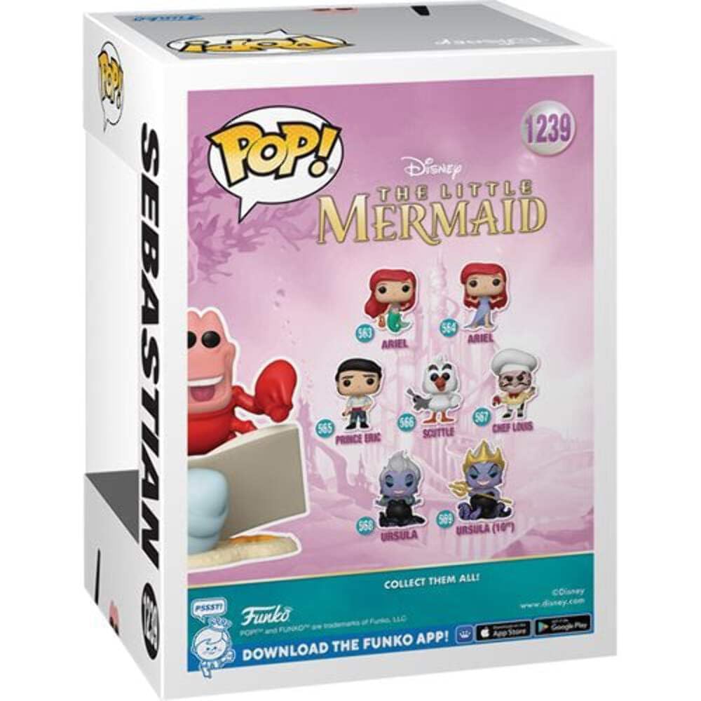 Funko Pop! Disney - The Little Mermaid - Sebastian Figure (Entertainment Earth Exclusive)