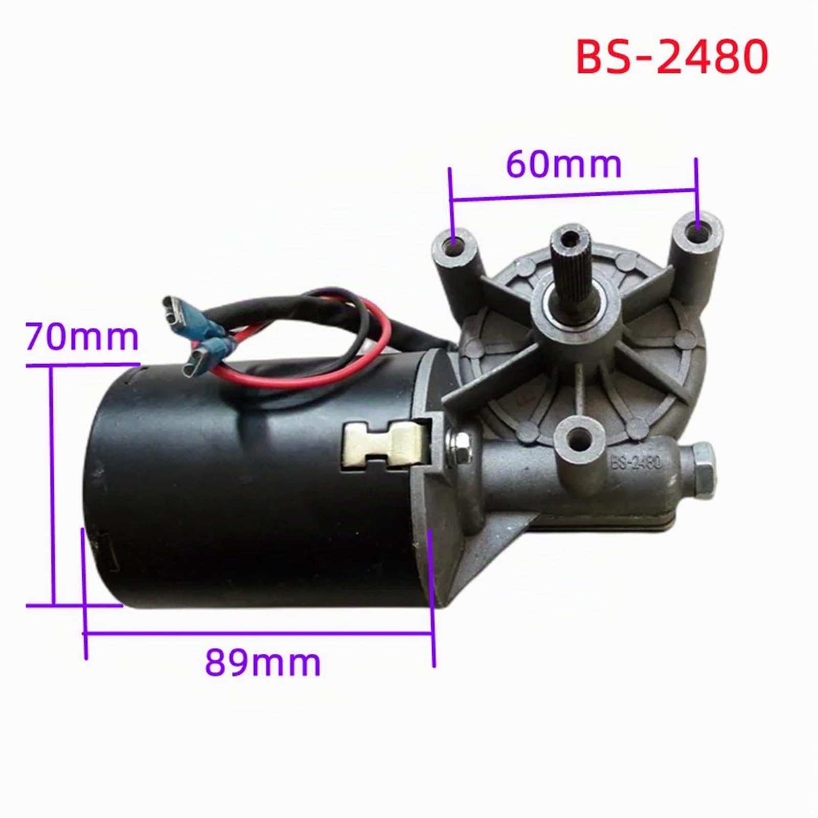 Motor de Puerta de Garaje de 24 V CC, Motor de Puerta Enrollable de Garaje con límite electrónico BS2470 BS2480(BS2480)