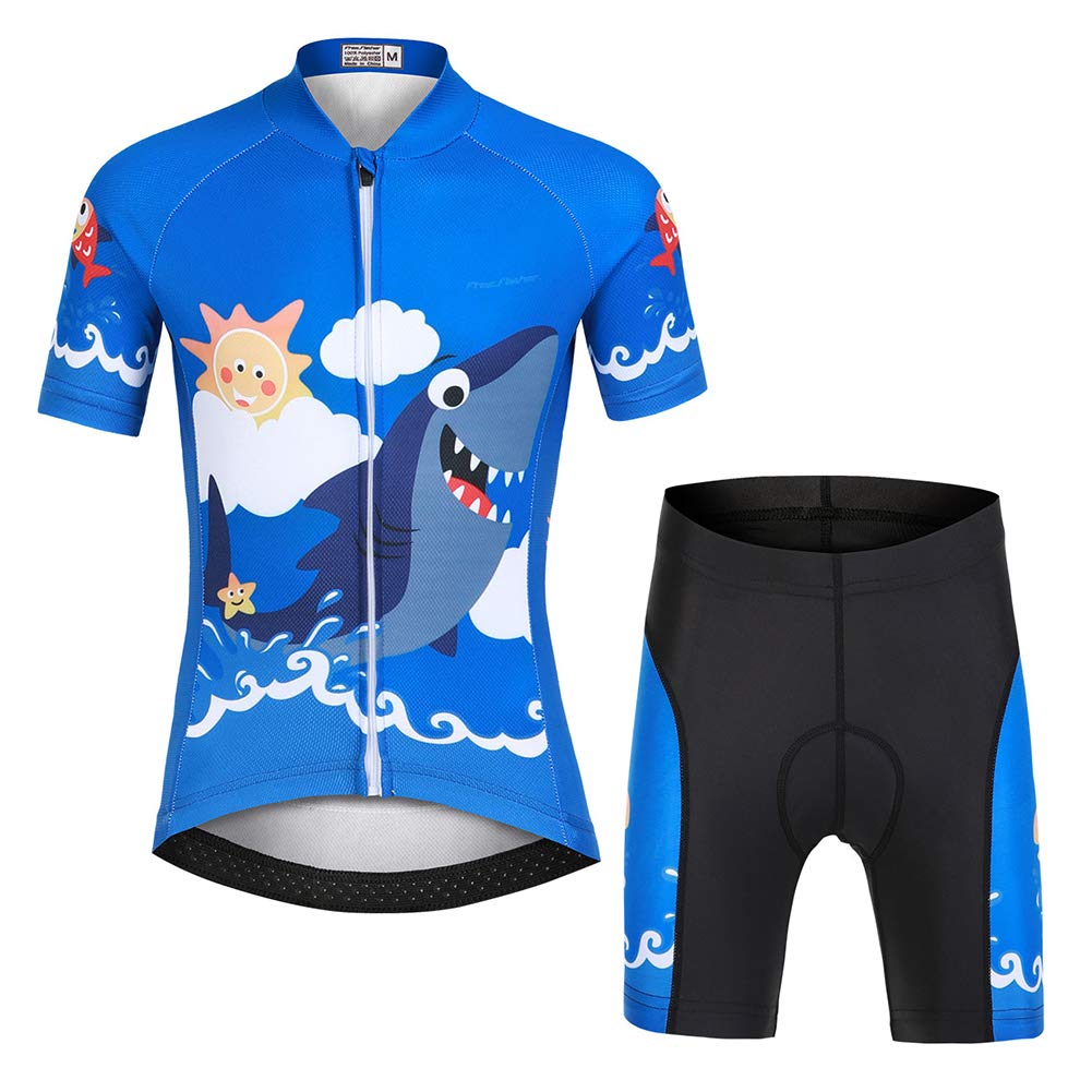 Niños Traje de Ciclismo Mailot Transpirable para Deportes al Aire Libre Ropa Ajustada Cuerpo Conjunto