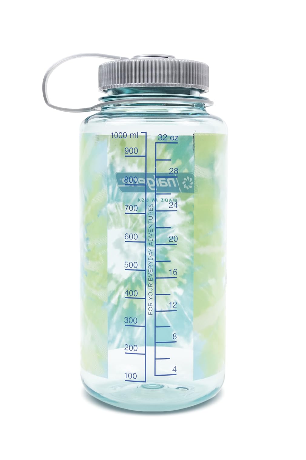 Nalgene 348825 Wide Mouth 32oz Seafoam - Tie-Dye Seafoam/Platinum, 946 ml - Image 2