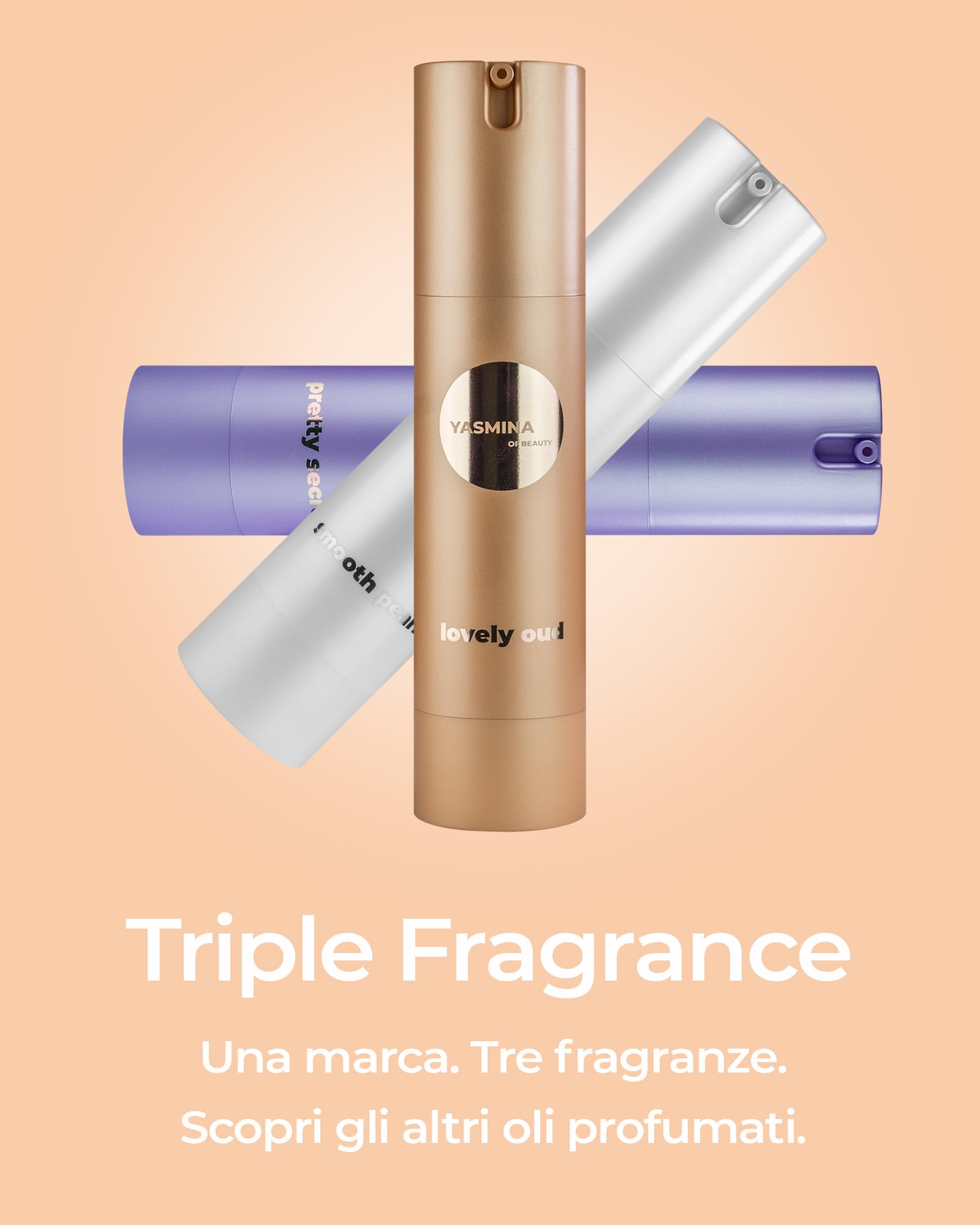 Olio Profumato Lovely Oud - Profumo da donna - Fragranza orientale intensa ed elegante - 100% senza alcool - Oli essenziali nutrienti
