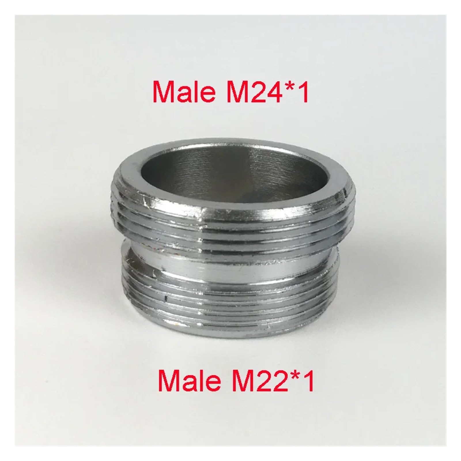 Adaptateur d'aérateur de robinet en laiton M22 M24 G1/2" 1,9 cm mâle femelle pour purificateur d'eau – 1 pièce accessoire compatible M16 M18 M20 M28