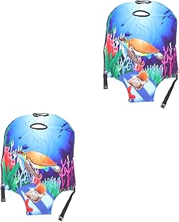 2 Pçs Mala De Bagagem Capa De Mala De Viagem Capa De Bagagem Protetora Capa De Mala Com Rodas Bolsa De Viagem Com Rodas Capa De Mala De Viagem Capa De Chuva Capa De Chuva