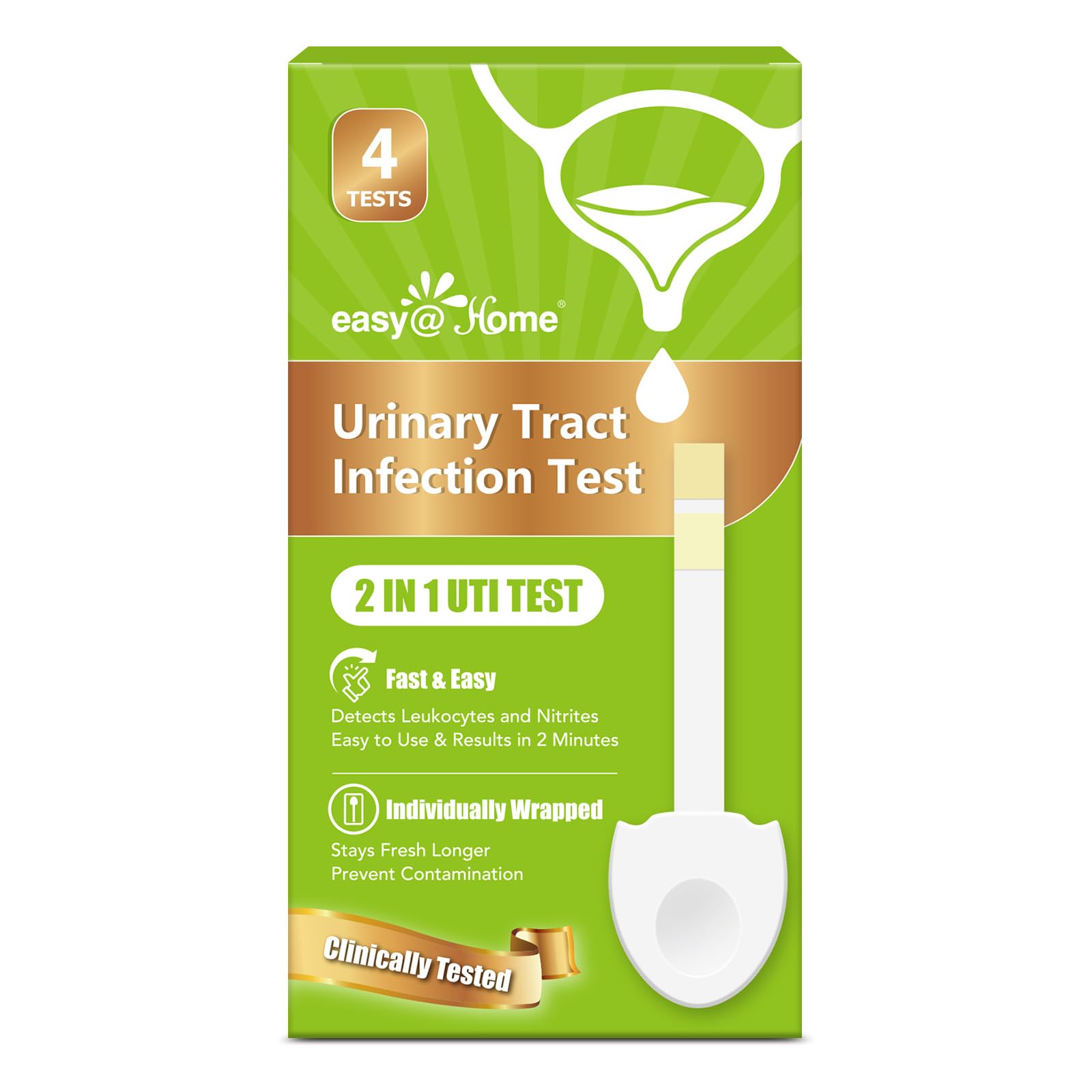 Easy Home Urinary Tract Infection Test Uti Test Strip Women