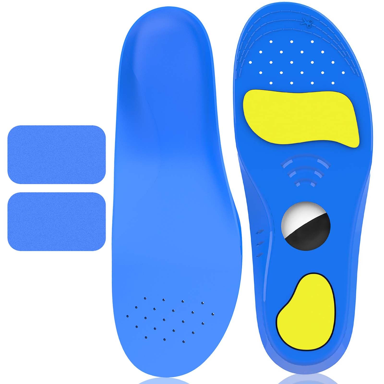 Photo 1 of Insole for Airtag, airtag Shoe Insert Kids and Adults,Tracking Device Insert Case, Comfortably Thickened, Free Cutting to Fit Size,Minimalist Blue (Blue, Foot:6.2-6.9IN/Insole:6.8-7.5IN/10-12C)