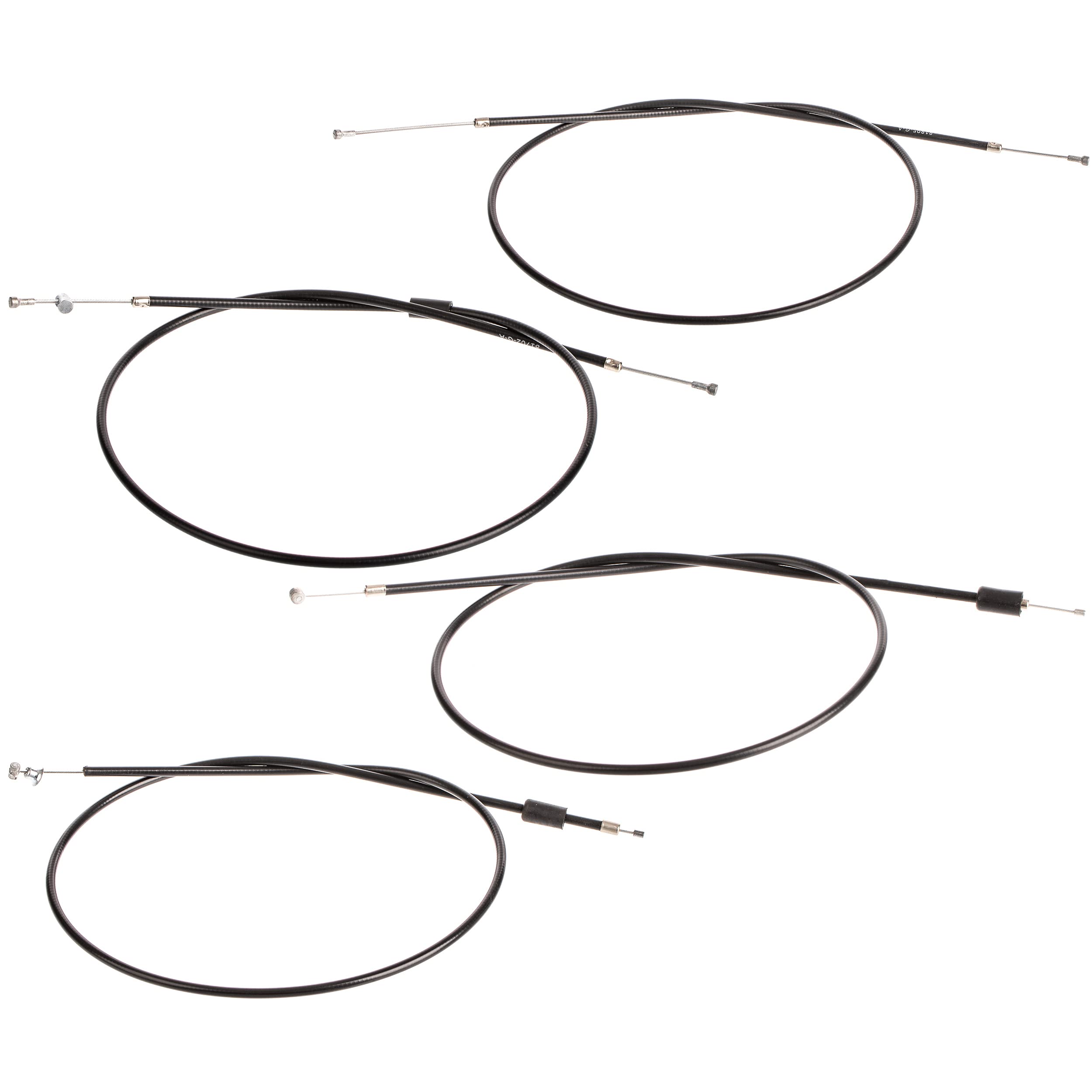 Bowdenzug-Set in Schwarz, Enduro + 100mm Überlänge - Simson S51, S70, S53, S83
