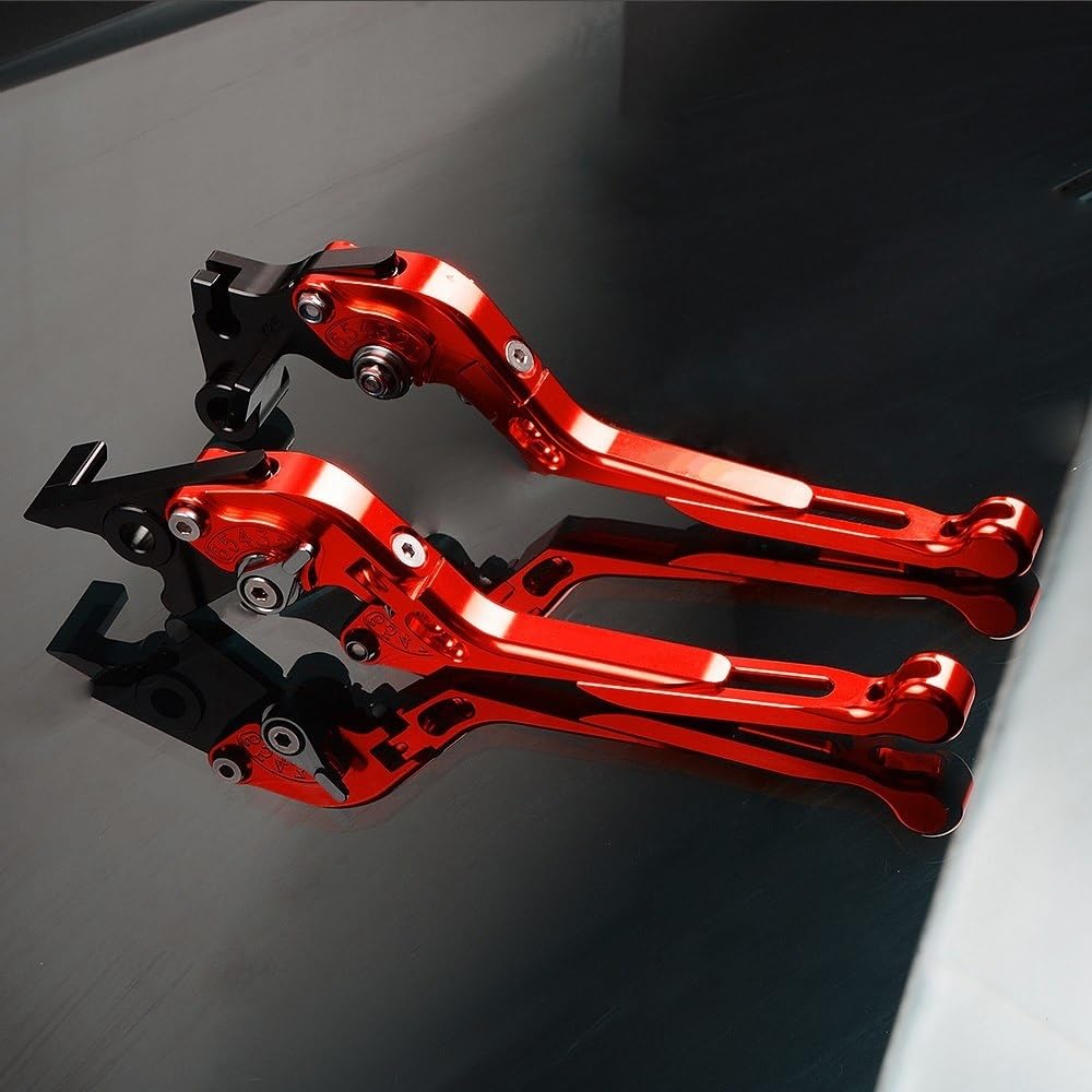 PONNYC Regolabile Pieghevole Allungabile Freno Leve Frizione Per SUZUKI GSX-S1000 GSX S1000 GSX-S1000F GSXS1000 ABS 2015-2019 Leve Freno Frizione Moto (Color : 5)