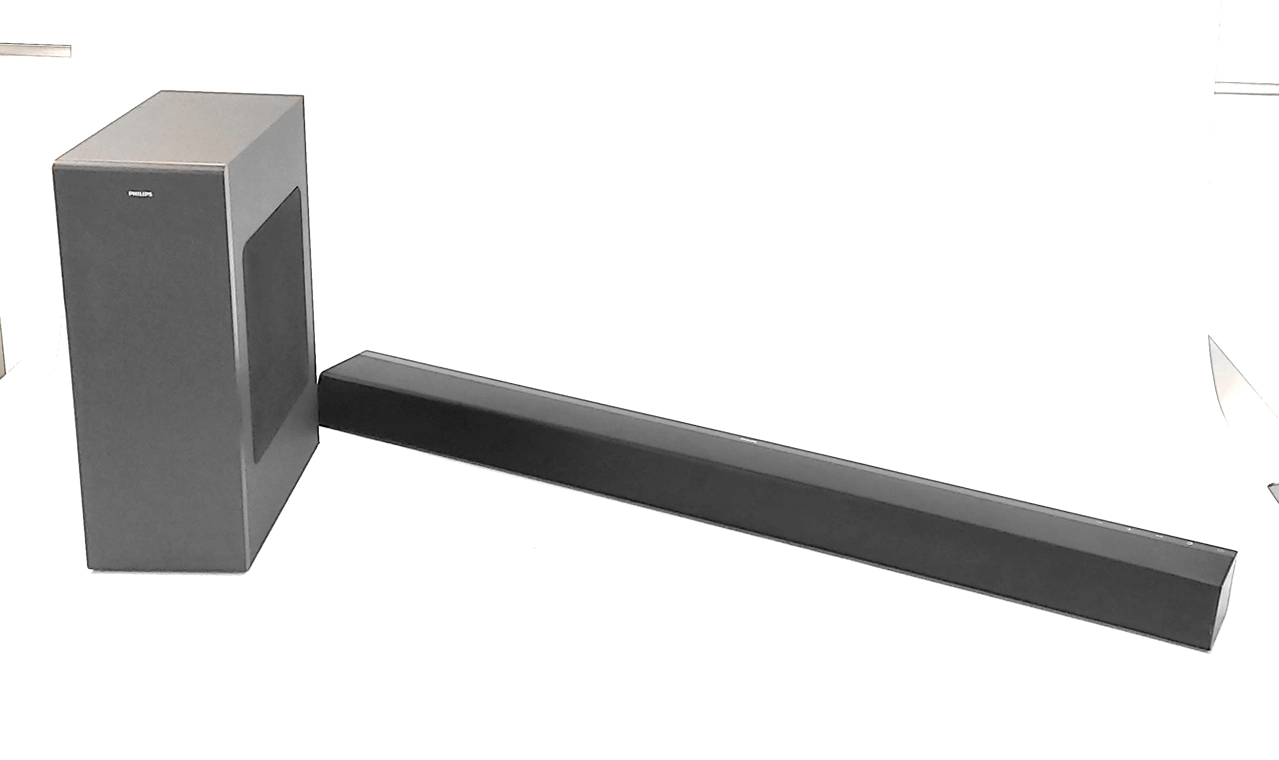 Philips TAB8805/10 Altoparlante Soundbar con Subwoofer Wireless (Bluetooth, 3.1 Canali, 400 W, Cinematic Dolby Atmos, HDMI eARC, Compatibile con DTS Play-Fi e Assistenti Vocali) , Nero
