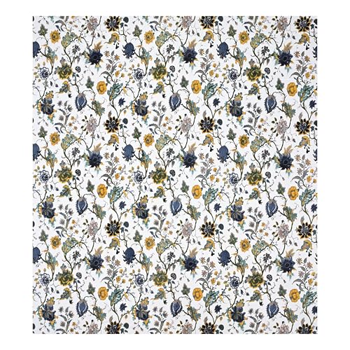 Image of Mafatlal Saanjh 144 TC Floral Cotton Bedding Set Double Bed 95x108 Inch | Vibrant Multitone Design | Gentle Feel Finish | Everyday use |Pillowcase Included | Varicolored Bedroom Upgrade
