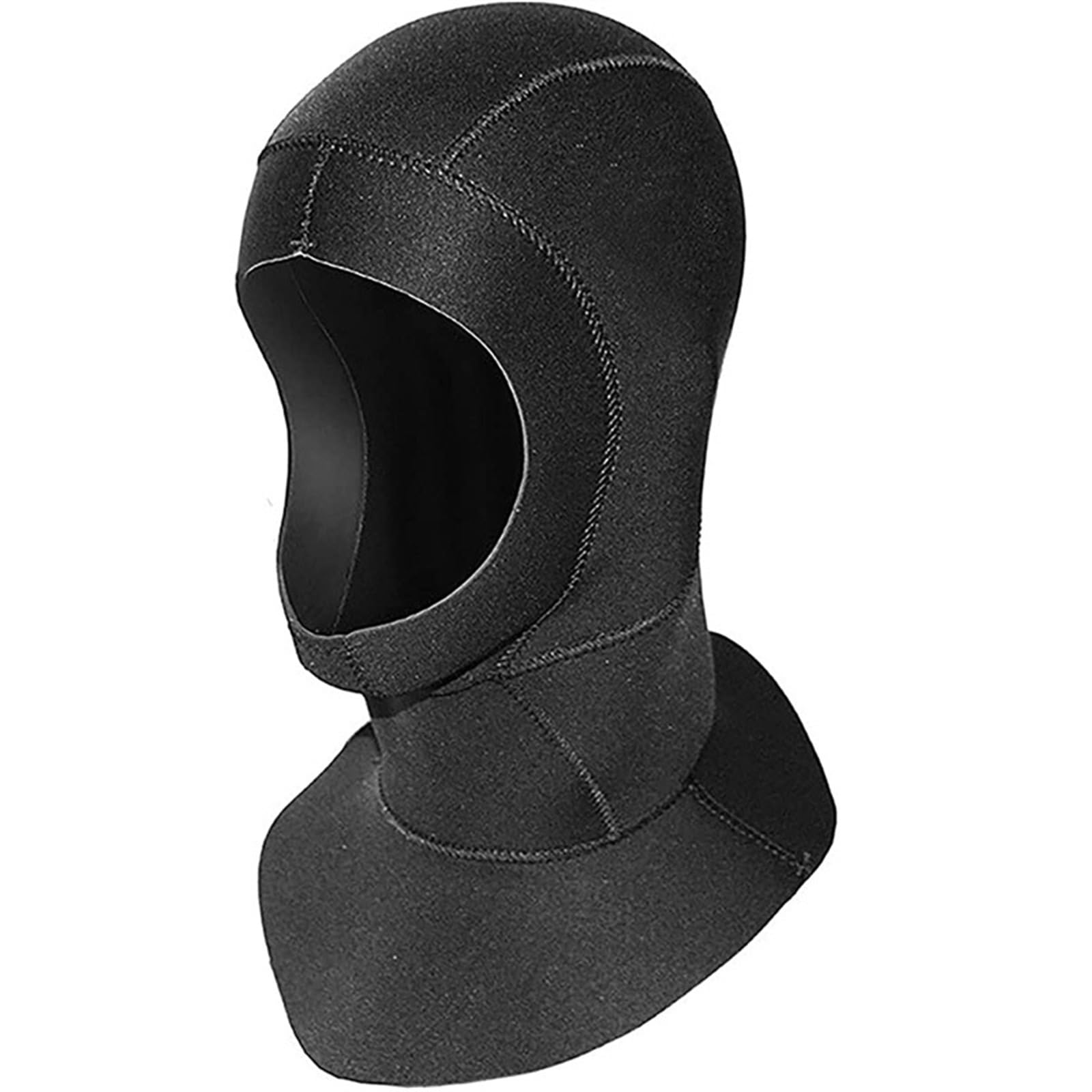 Czapka pływacka czapka z kapturem do nurkowania z akwalungiem zimna woda nurkowanie sportowa czapka wodoodporna utrzymuje ciepło (L)