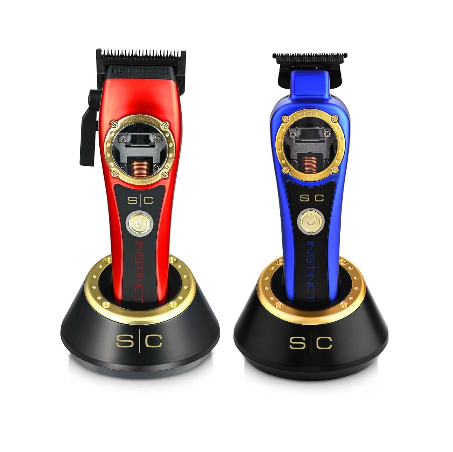 Instinct Professional Vector Motor Cordless Hair Clipper & Trimmer with Intuitive Torque Control Holiday Gift Bundle