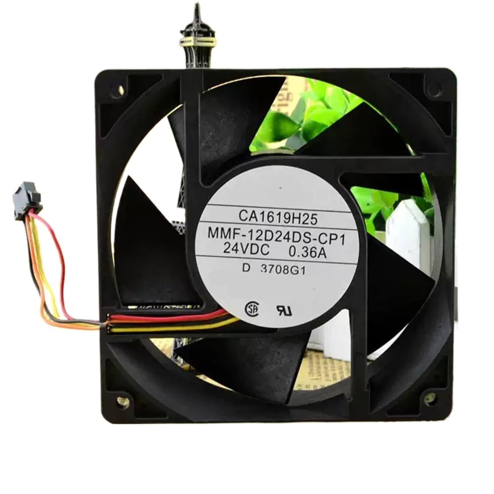 UWUKCJOKQ 1pcs Cooling Fan CA1619H25 MMF-12D24DS-CP1 24V 0.36A 12cm 12038 120x120x38mm 4-Wire for F740-30KW