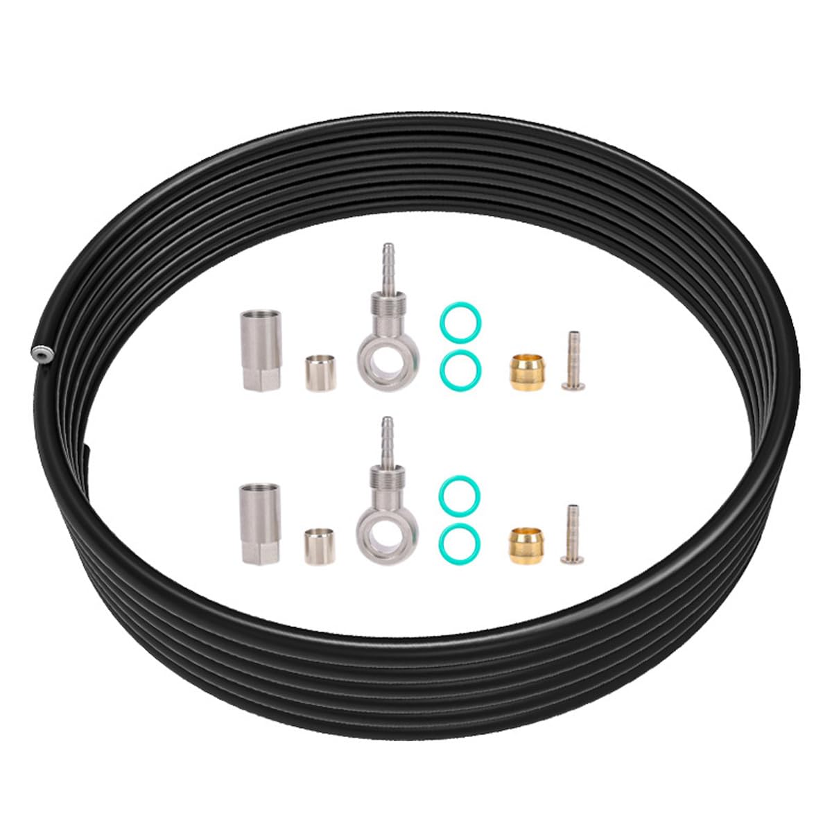 HOUSON BH90 Brake LINE Set | 3m High-Pressure Hose + 4X Pure Copper Olives/Needles | for XT/XTR/SLX/Saint M9100-M820 | 5-Line Compatible