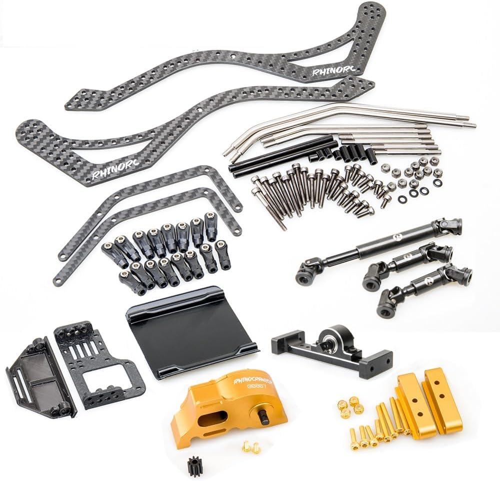 RhinoRC W1 Chassis 317mm 1/10 Shafty Crawler Rig (W1-Kit B)