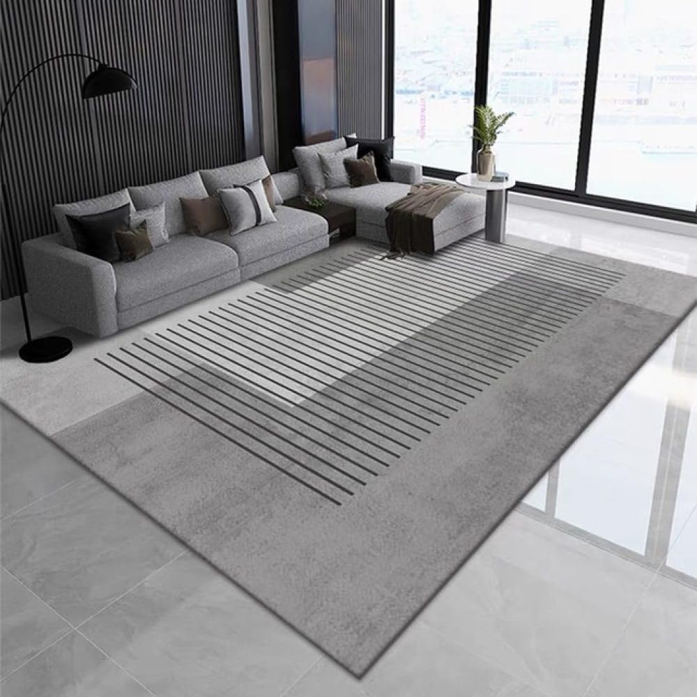 Tapis salon velours cristal tapis chambre résistant saleté 250x190