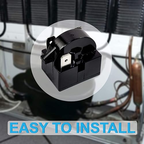 Miniatura 5 de HQRP QP2-4R7 4.7 Ohm 3-Pin PTC ArrancadorRelé de arranque compatible con EdgeStar VBR Series Compresor Relé de Repuesto para VBR240 VBR440 VBR640