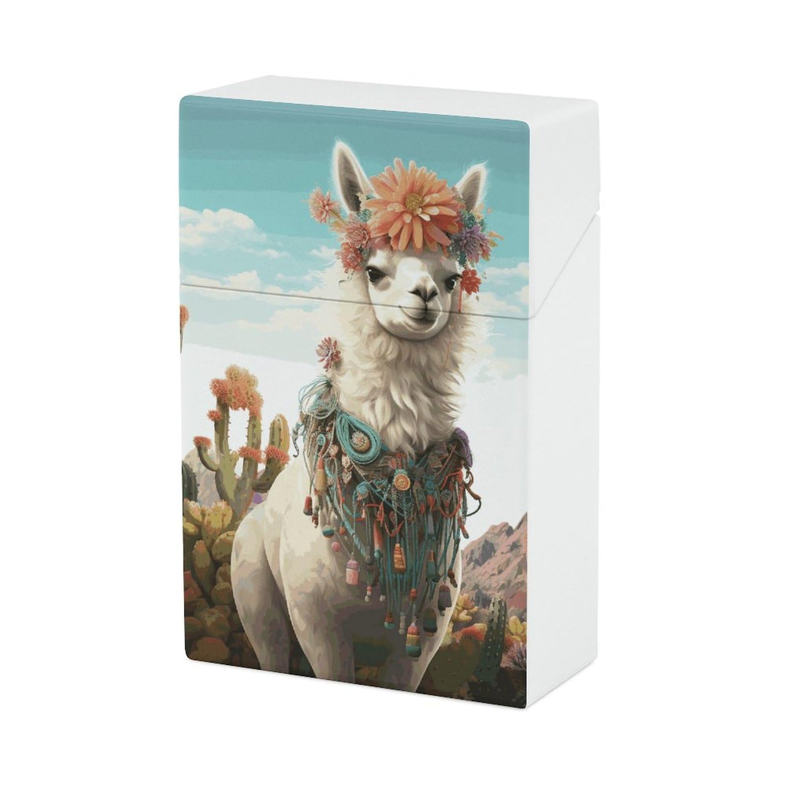 Amazon.com: Cigarette Case Vintage Cigarettes Holder Mexican Llama Green  King Size Cigarette Box Waterproof Lightweight Cigarettes Dispenser for Men  Women Smoker Gift : Health & Household