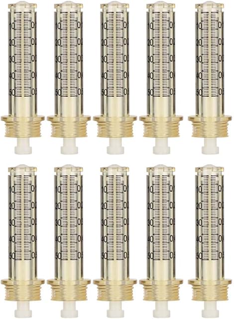 10pcs 0.5ml Ampoule Head, Syringe Needle Hyaluronic Acid Injection Pen Accessory for Wrinkle Removal Syringe