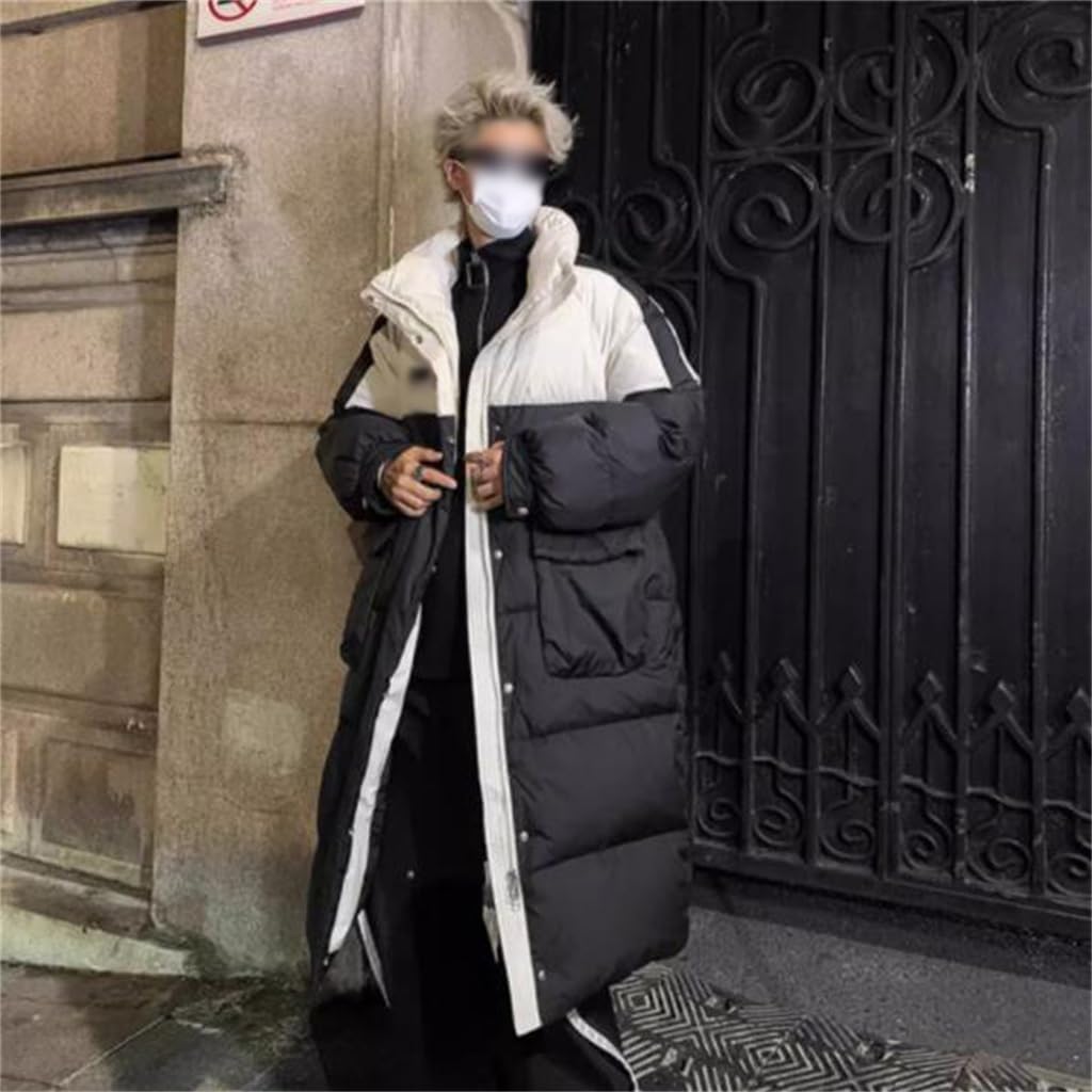 VIDI Pick Long Thick Down Coat Fashion Brand Jacket Men Warm In Winter