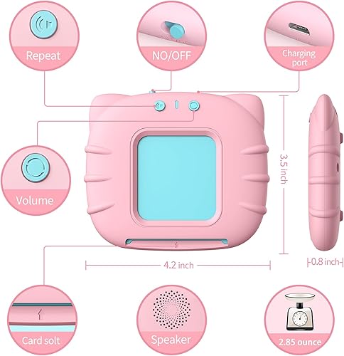 Miniatura 5 de Kidzdo - Juguetes de aprendizaje para niños de 2 a 4 años  254 tarjetas de memoria que hablan con música, ABC 123, etc., juguetes de terapia del