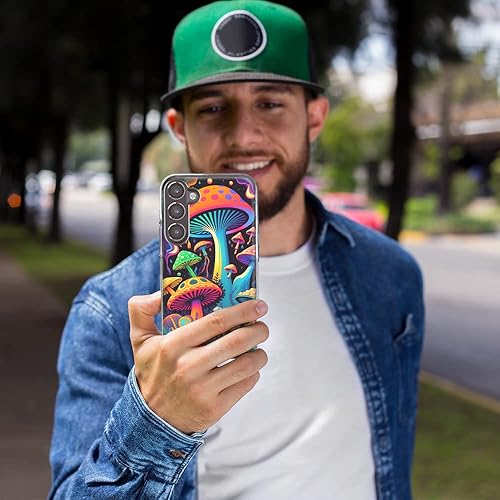 Miniatura 6 de Mundaze - Funda para Samsung Galaxy A13 Slim Hybrid a prueba de golpes, carcasa rígida de TPU suave resistente - Trippy Neon Glow Rainbow - Setas