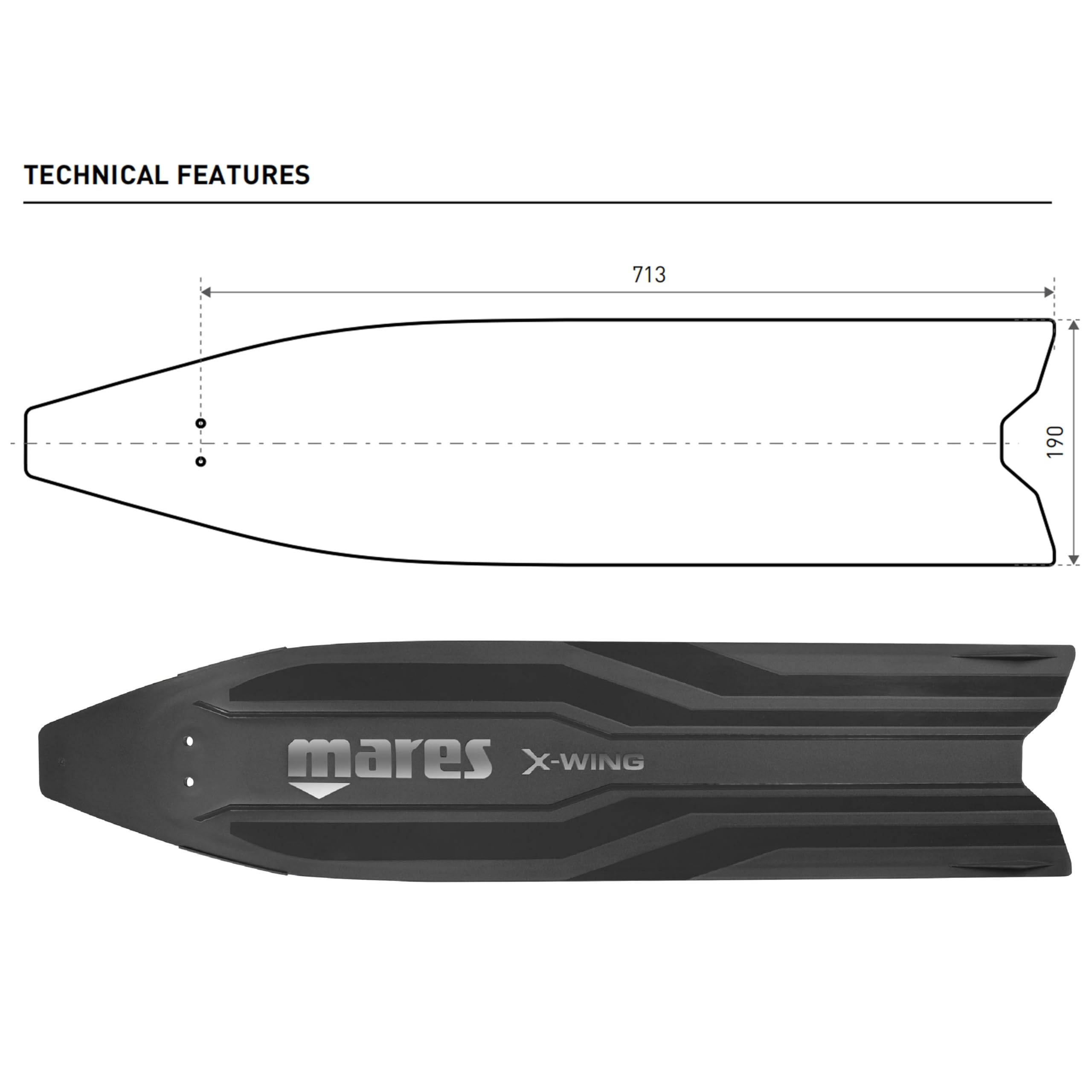 Mares Fin Blade X-Wing Pro 420923