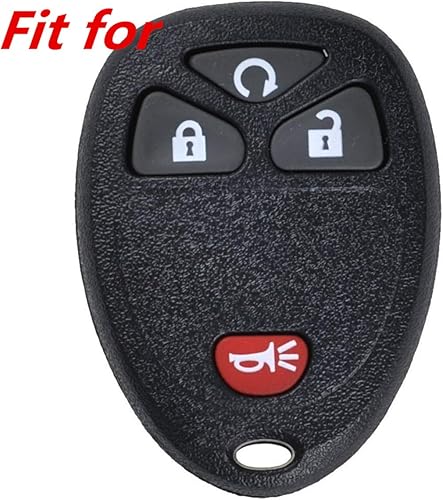 Miniatura 3 de KAWIHEN Funda protectora de silicona para Buick Cadillac Chevrolet Chevy GMC Pontiac Saturn 4 botones llavero OUC60270 OUC60221 M3N5WY8109 850K60270