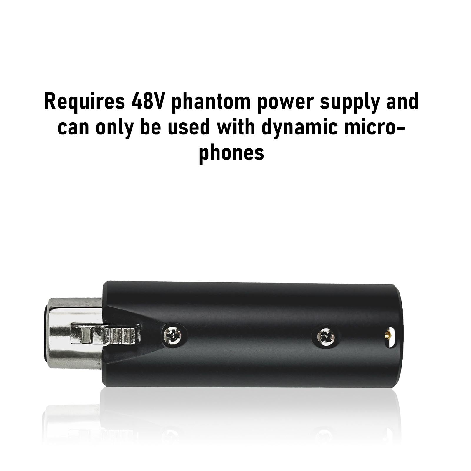 Amplificador de Preamplificador de Micrófono en Línea Profesional de 35dB para Micrófonos Dinámicos, Amplificador de Ganancia de Potencia Fantasma de 48V de Ruido Ultra bajo
