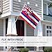 Anley Fly Breeze 3x5 Foot Hawaii State Flag - Vivid Color and Fade proof - Canvas Header and Double Stitched - Hawaiian HI Flags Polyester with Brass Grommets 3 X 5 Ft