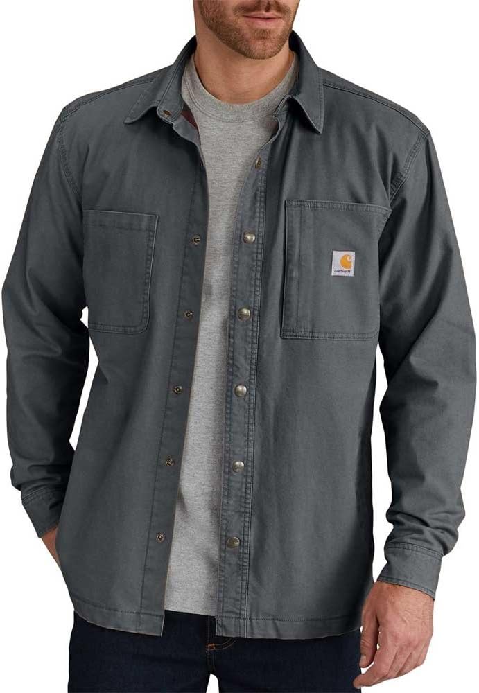 Amazon.co.jp: Carhartt メンズ Rugged Flex Rigby シャツジャケット