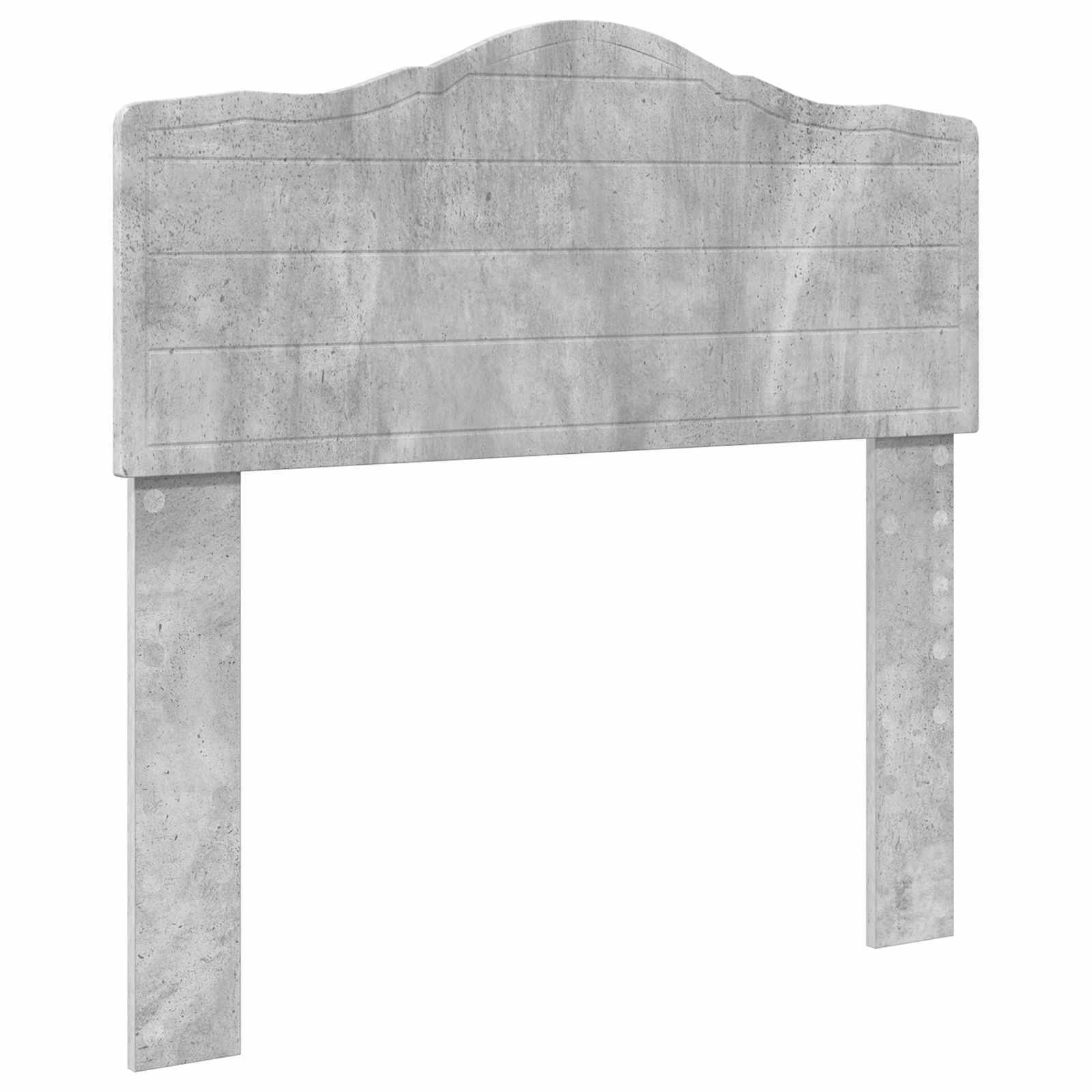 Testiera moderna in cemento grigio 80 cm in legno resistente letto testiera per camera da letto elegante cabecera de cama, facile da montare