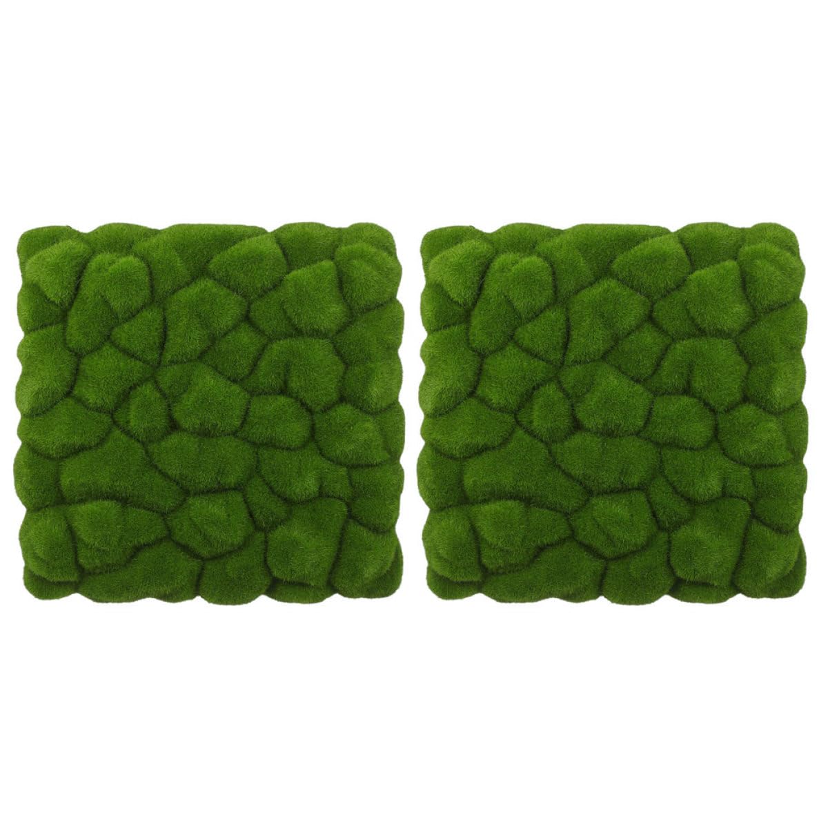 TOYANDONA Lámina de Musgo Artificial Verde para Decoración de Pared Interior, 2 Piezas Construcción Resistente y Textura de Vellón para Fondo Natural en Bodas