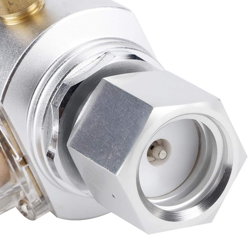 AUNMAS Mini CO2 Gas Regulator Carbonation Soda Water Pressure Reducing PipeThread Valve Adapter Homebrew DIY Accessory for Home