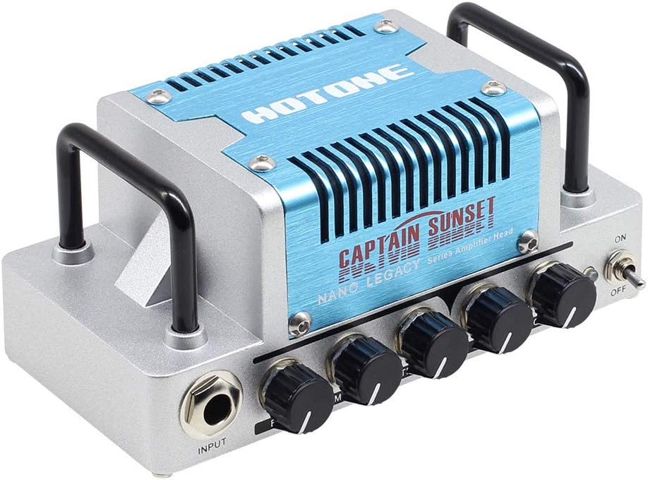 Hotone High Gain Guitar Amp Head 5 Watts Class AB Amplifier with CAB SIM Phones/Line Output Captain Sunset