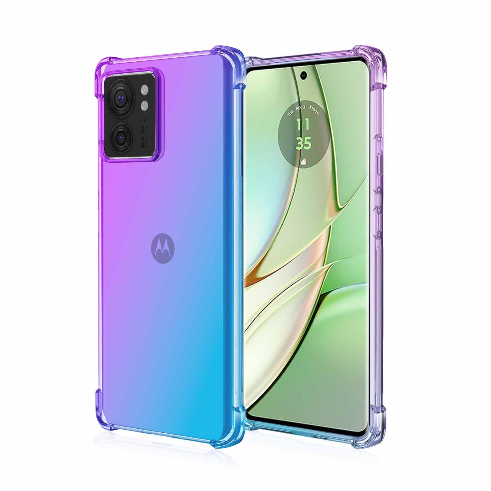 HAOYE Cover per otorola oto G84 5G, Custodia in TPU a Gradiente