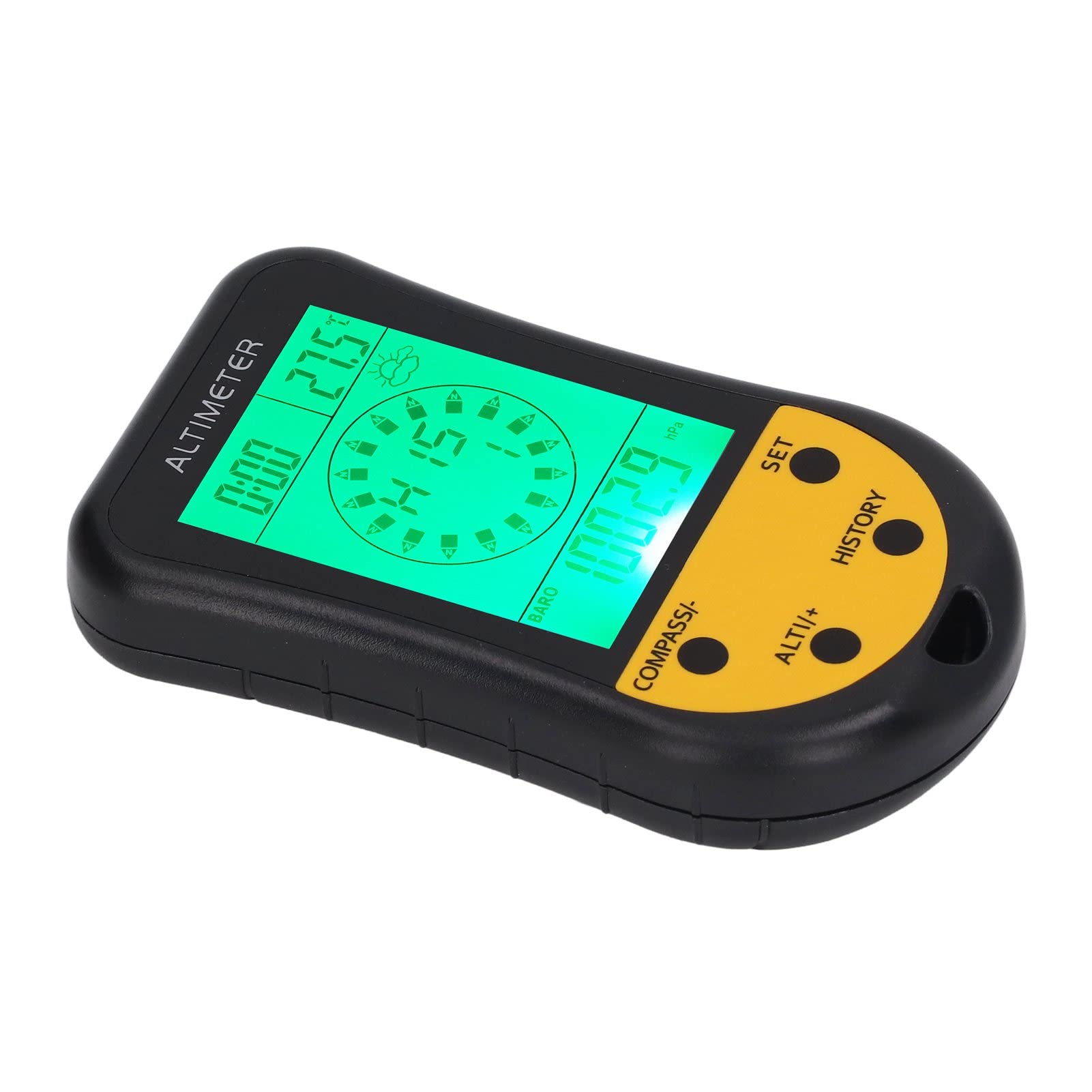 Altimètre Numérique 8 en 1 Baromètre Multifonction Thermomètre Météo Capteur Portable Compteur de Température Thermo Anémomètre Numérique