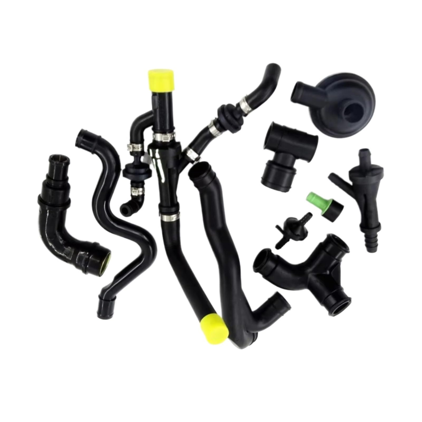 Fvoirss One Color Engine Breather Vent Hose Compatible With Vw For Jetta 1999-2003 For Bora 1999-2005 1.8 T Crankcase Breather Hose Pipe Valve Kit 06A103221ah 06A129101d 06A103213f