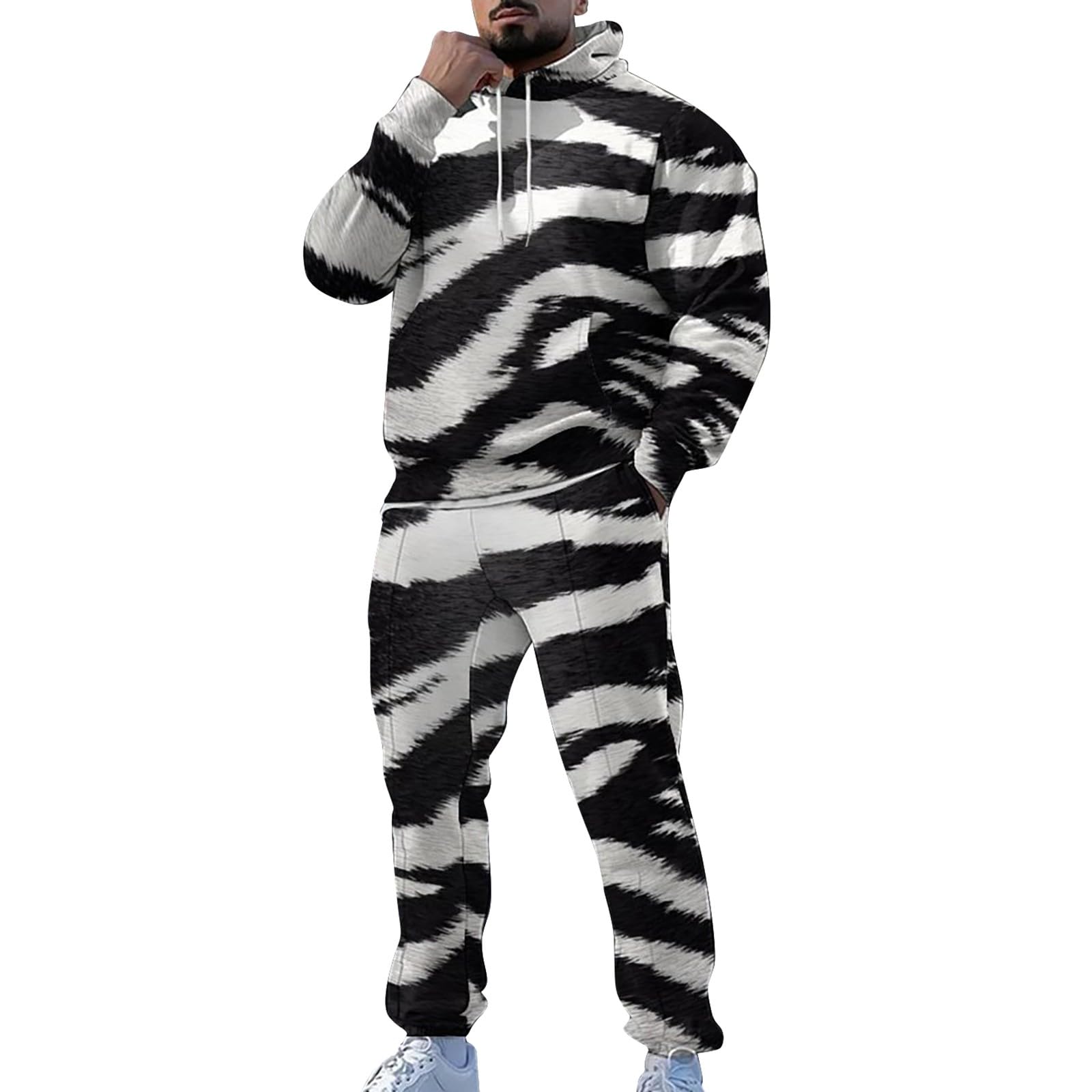 Ugly Reindeer Weihnachts-Jogginganzug – Lustiges 2-teiliges Set Mit Hoodie & Jogginghose