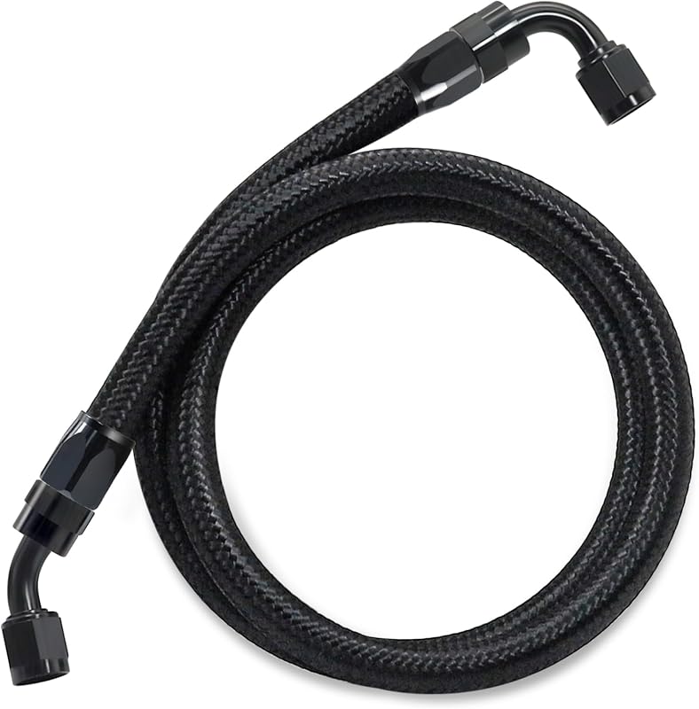 Kit de linha de combustível 6AN ZONBANG em CPE com conexões 45° e 90° – 91,44 cm