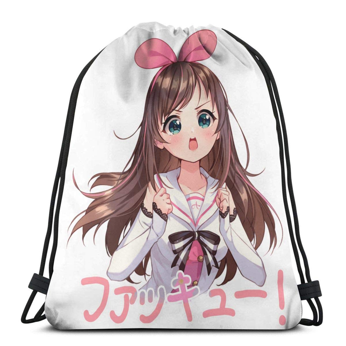 Yasia Kokoro Connect Drawstring Backpack Sport Bag Gym Sack