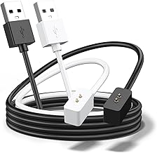 AK 2 PCS Chargeur pour Xiaomi Smart Band 9/9 Pro/8/8 Pro, 60cm Câble de Charge USB Magnétique, Chargeur de Remplacement pour Redmi Watch 5/4/3 Active