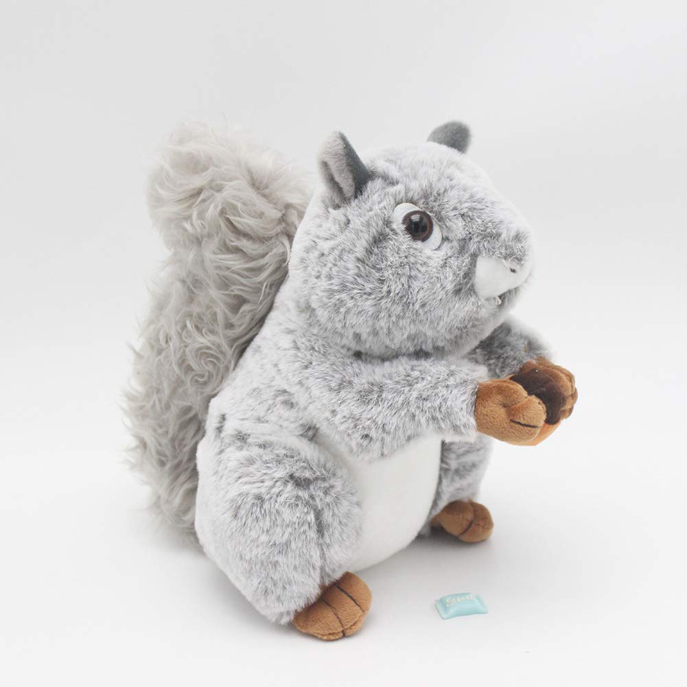 Squirrel Plush Stuffed Animal Squirrel Grey 18cm/7inch