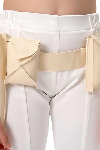 Miniatura 7 de eioaner Disfraz de Padme Amidala para niños disfraz de Padme Amidala parte superior de los pantalones capa de uniforme trajes de Halloween y cosplay