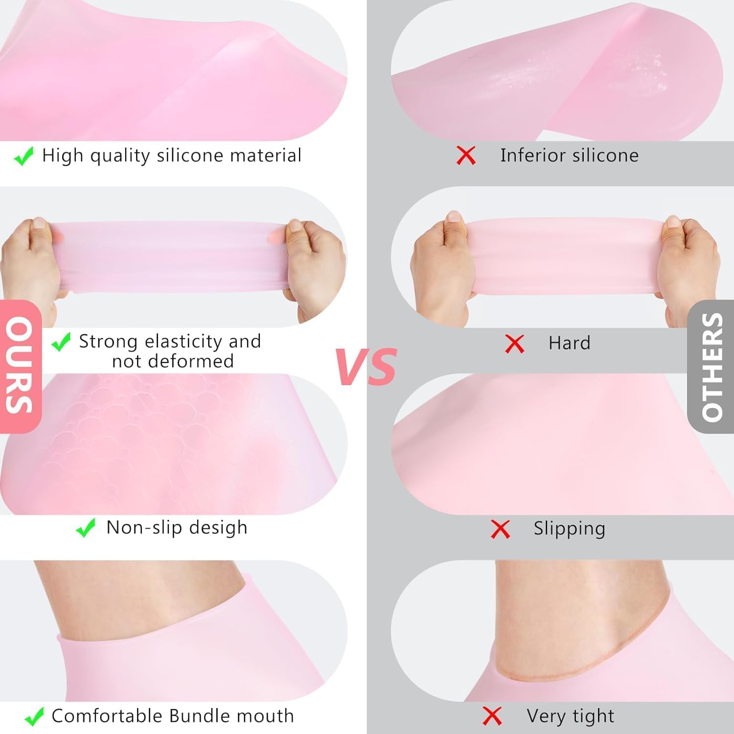 silicone gloves for hands moisturising silicone hand gloves for moisturizer Skin Whitening Care Beauty Spa Treatment Hydrating Cool Soft Winter Care For Girls And Womens hand care kit for women 2
