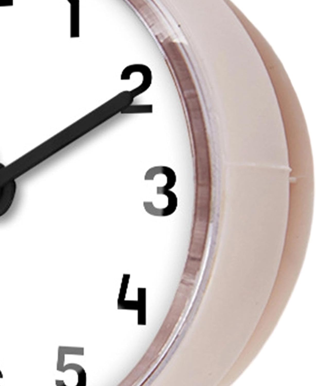 Waterproof Shower Clock Battery Operated Suction Alarm for Wall